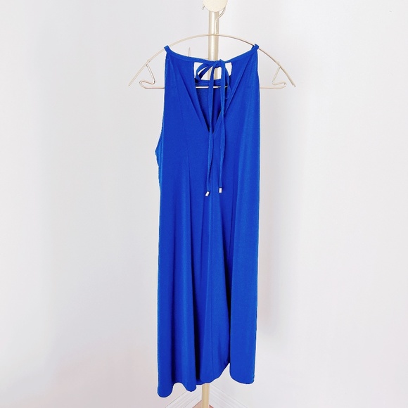 Brand new DKNY summer sleeveless midi blue dress - Picture 4 of 4